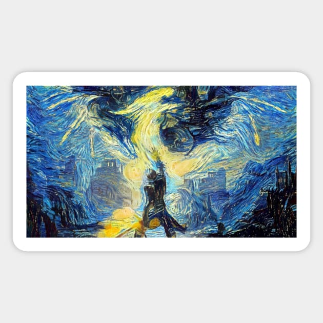 Dragon Age Inquisition Starry Night Sticker by Starry Night